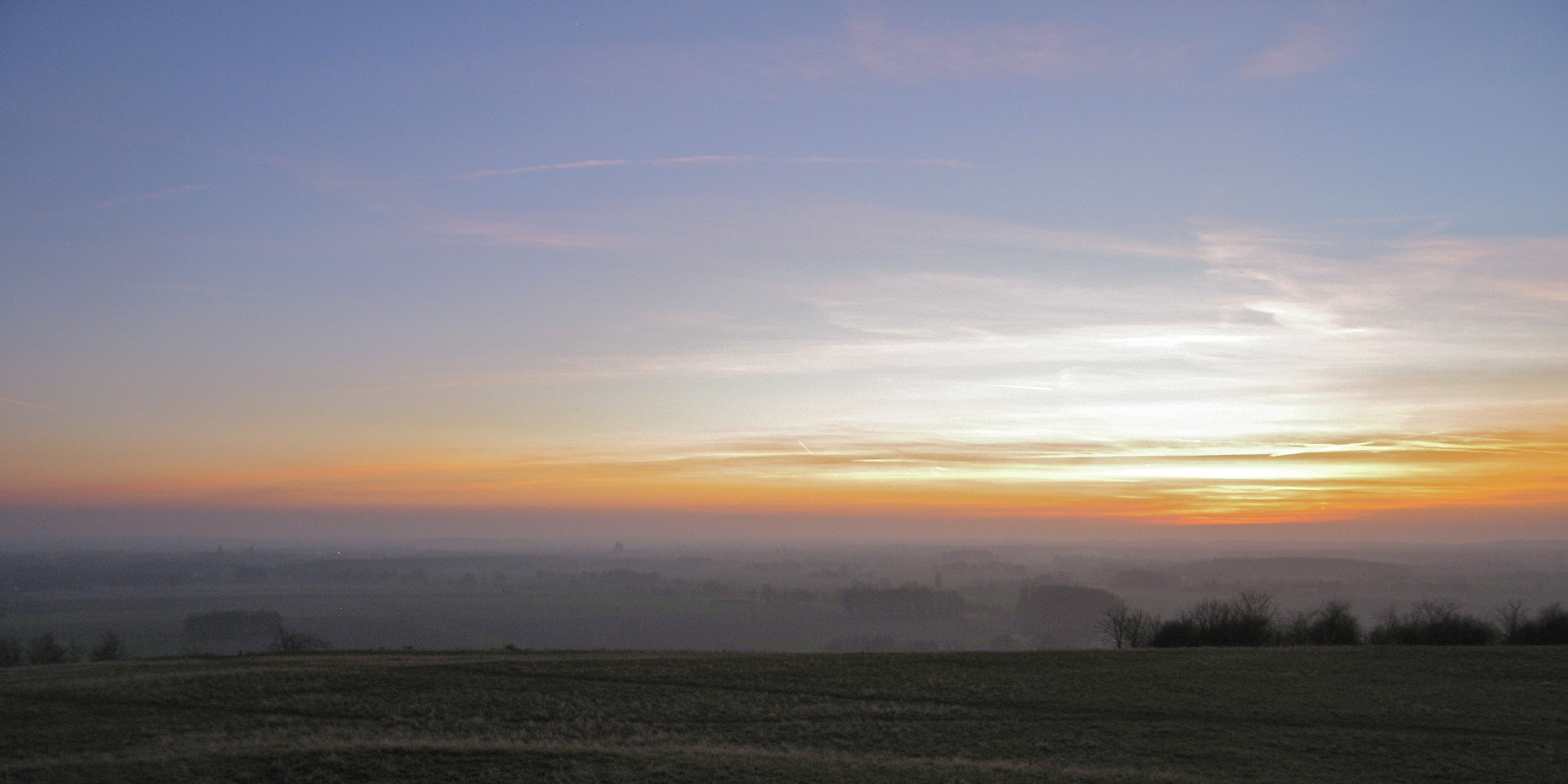 Abends auf der Halde