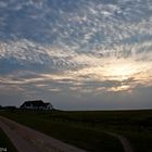 Abends auf der Hamburger Hallig