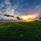 Abends auf der Hamburger Hallig