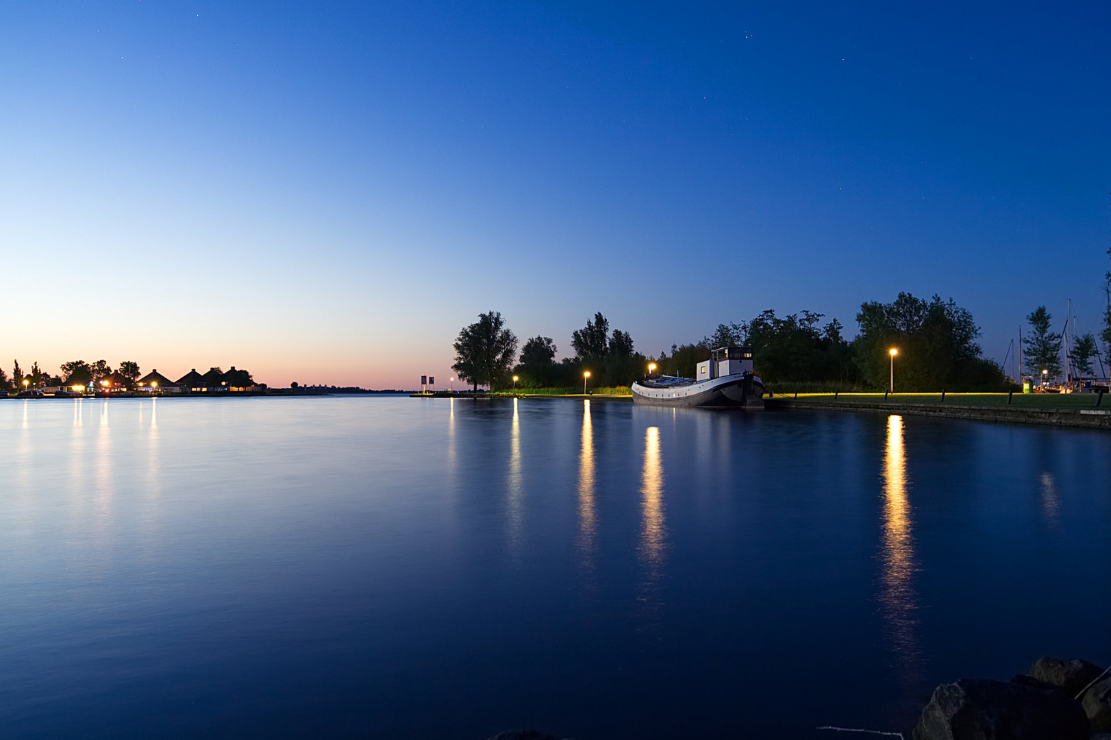 Abends auf der Insel