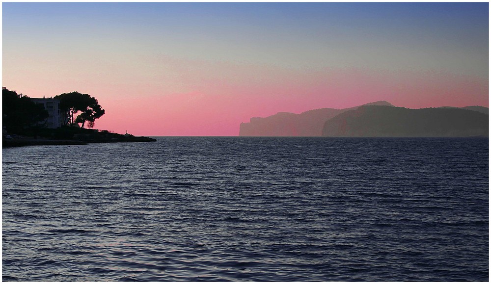 Abends auf der Insel