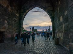 Abends auf der Karlsbrücke