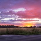 Abends auf der Landstraße