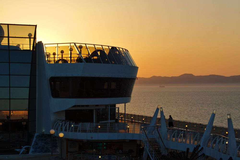 Abends auf der MSC Splendida