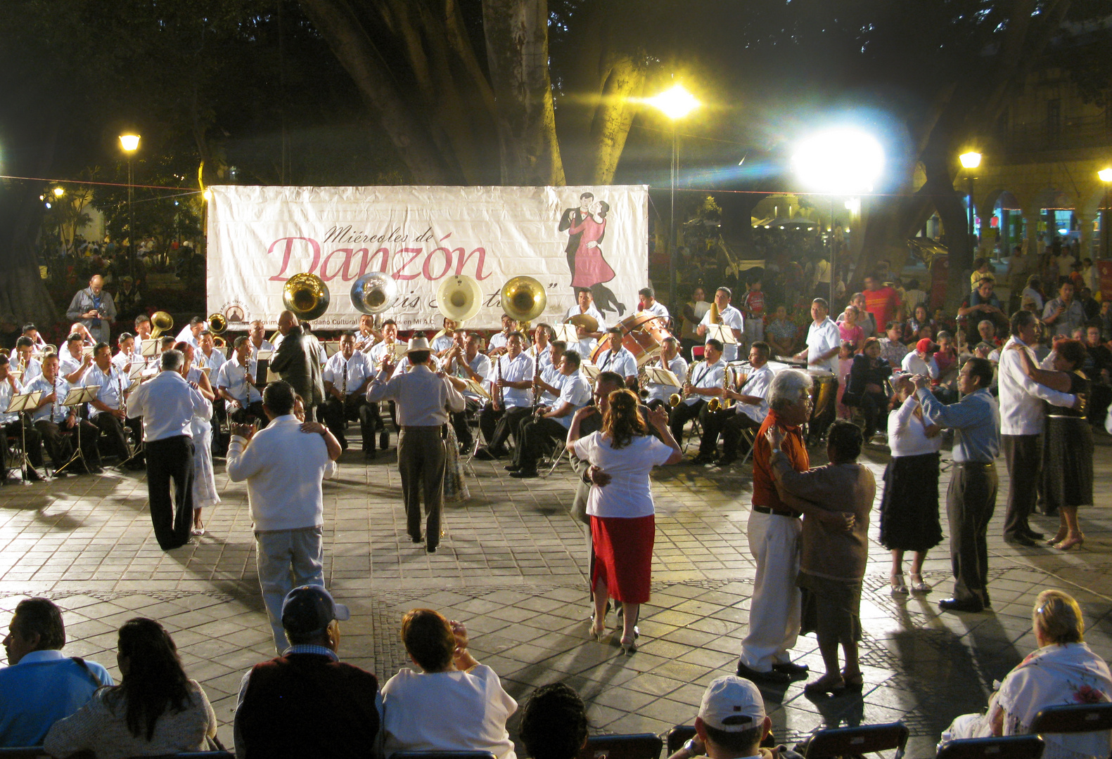 Abends auf der Plaza