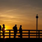 abends auf der Seebrücke