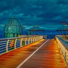 Abends auf der Seebrücke