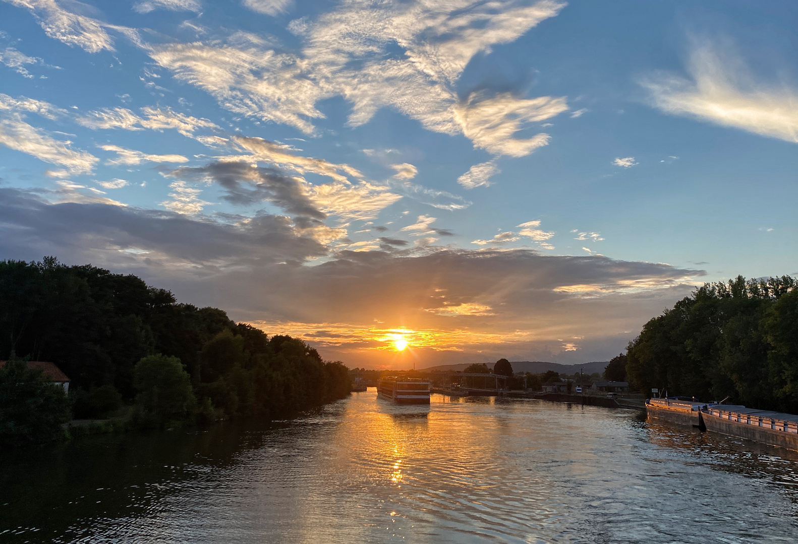 Abends auf der Seine