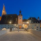 Abends auf der Steinernen Brücke