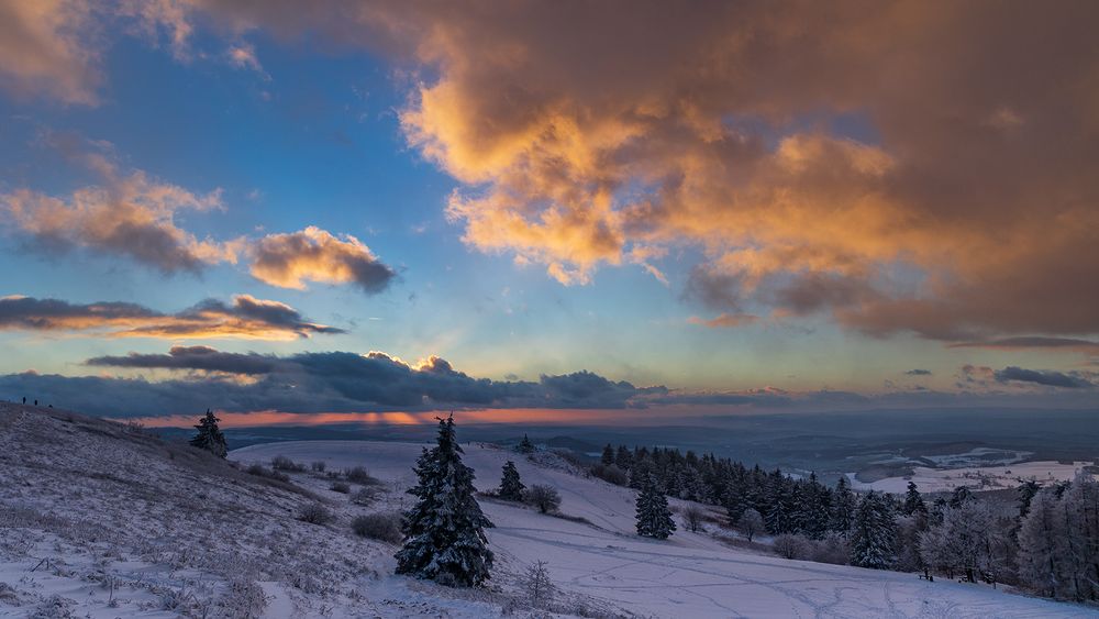 abends auf der Wasserkuppe