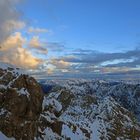 Abends auf der Zugspitze