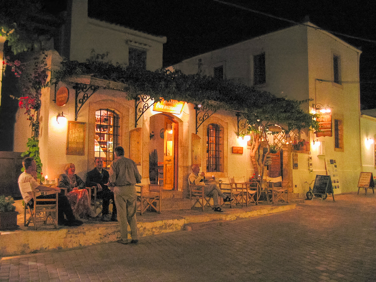 Abends auf Kreta