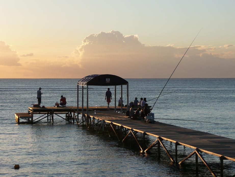 Abends auf Mauritius