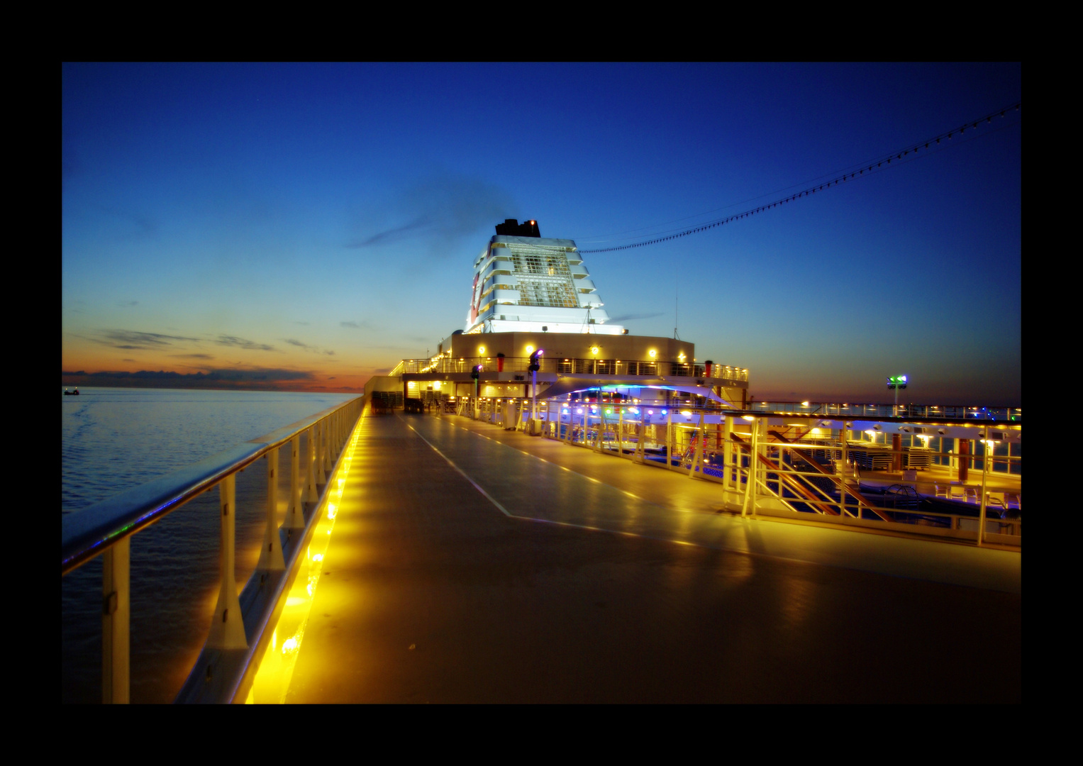 Abends auf "Mein Schiff"