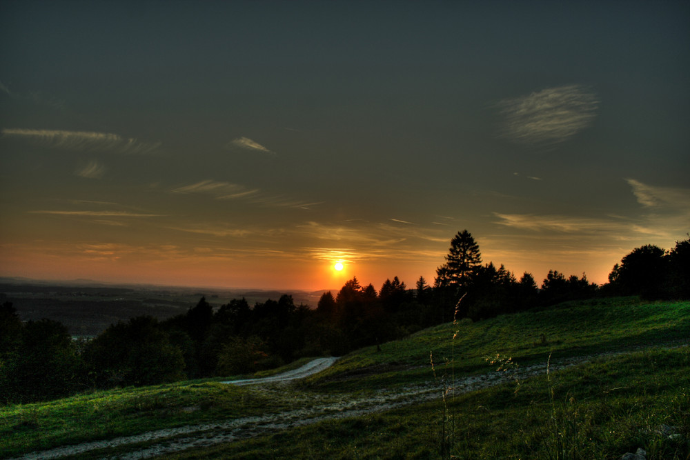 Abends auf`n Berg