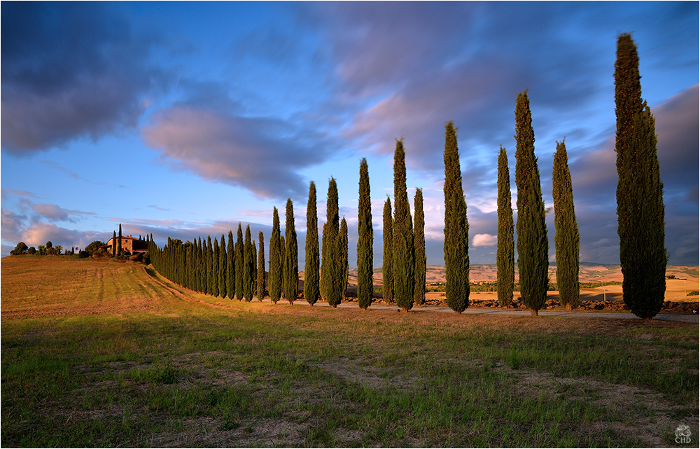 Abends bei Bagno Vignoni