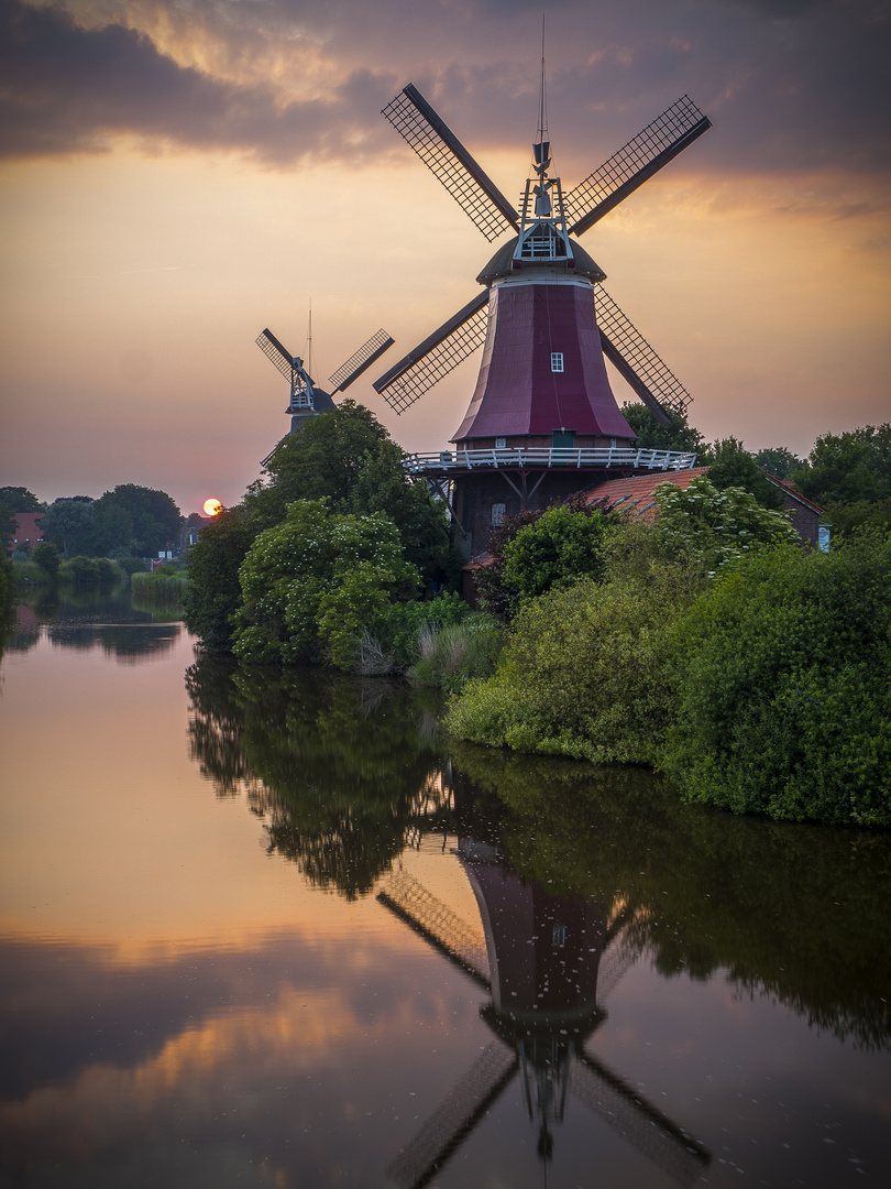 Abends bei den Zwillingsmühlen