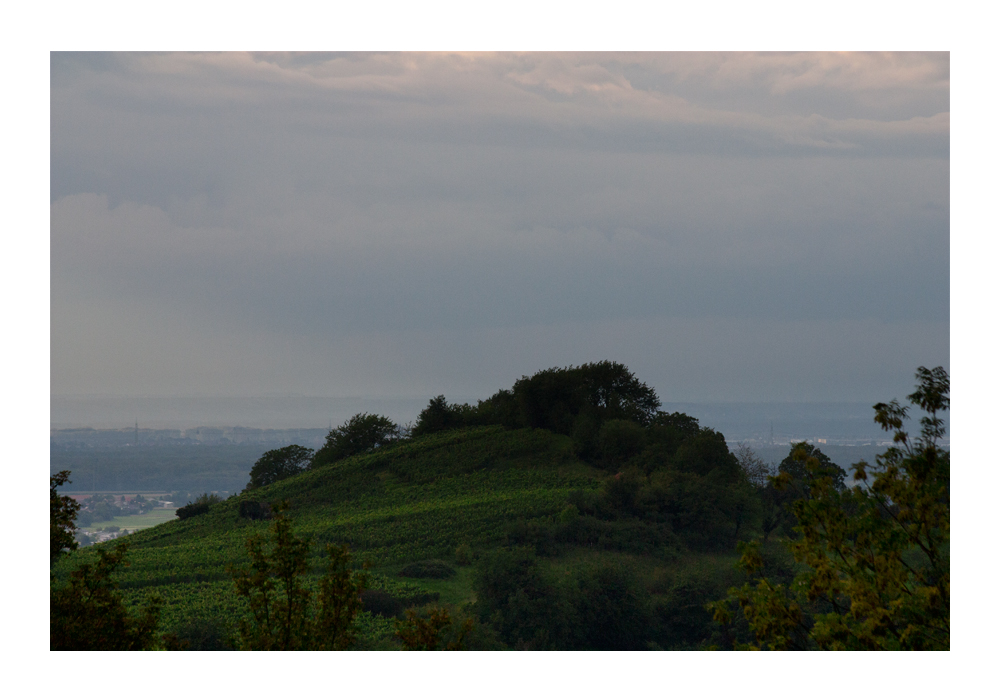 Abends bei Heppenheim...