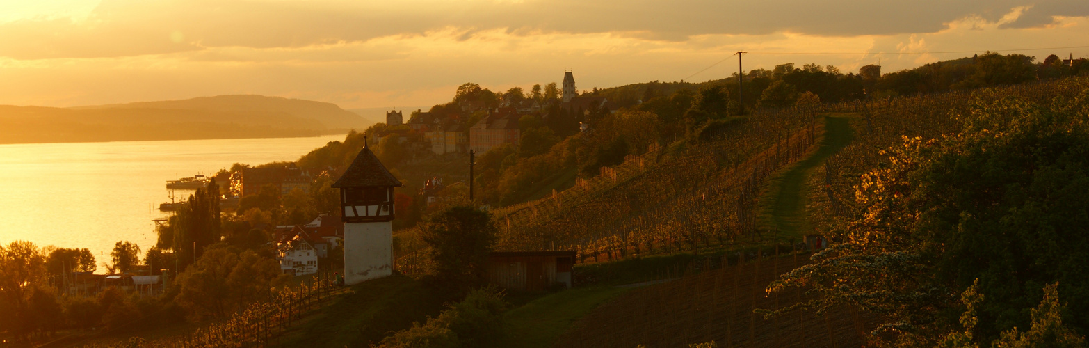 Abends bei Meersburg