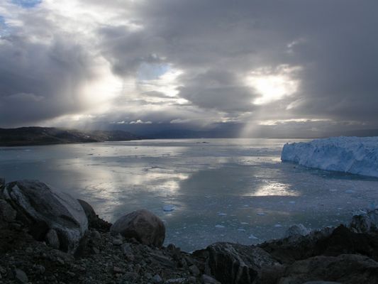 Abends beim Gletscher