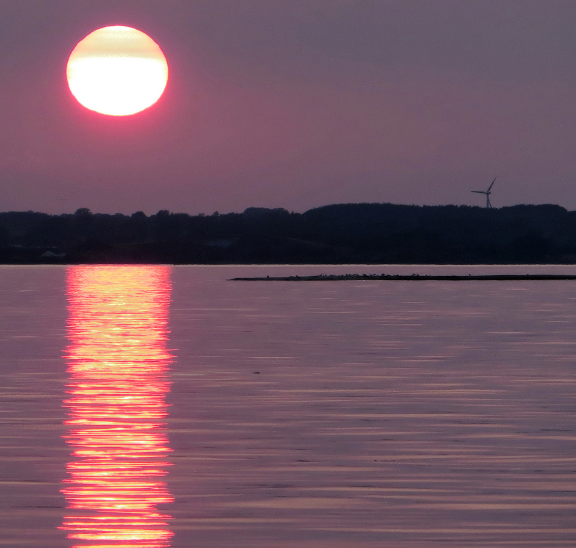 abends geht die Sonne unter...