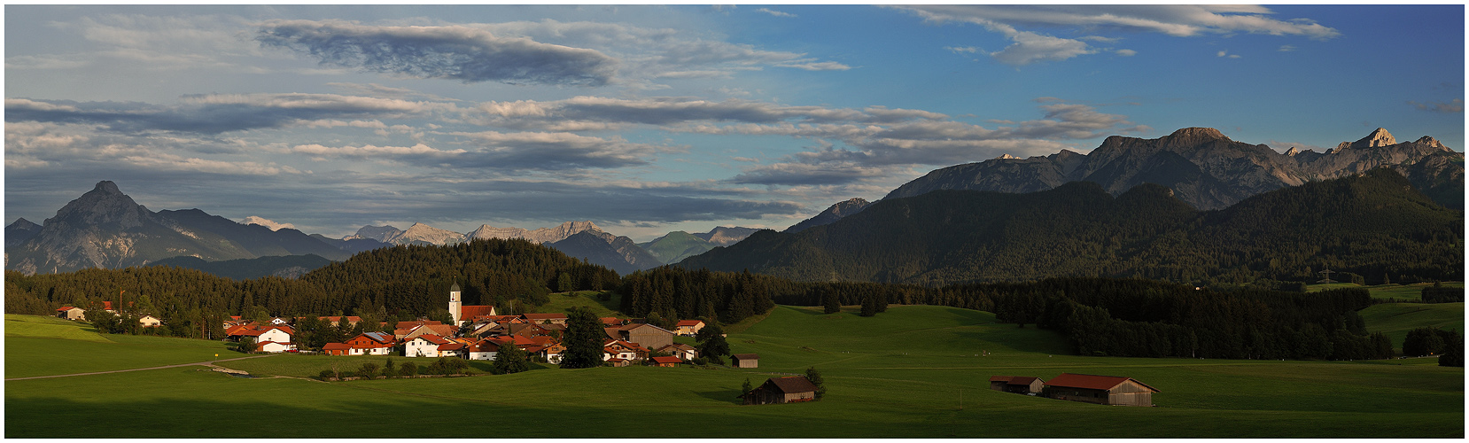 Abends im Allgäu