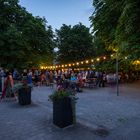 Abends im Biergarten