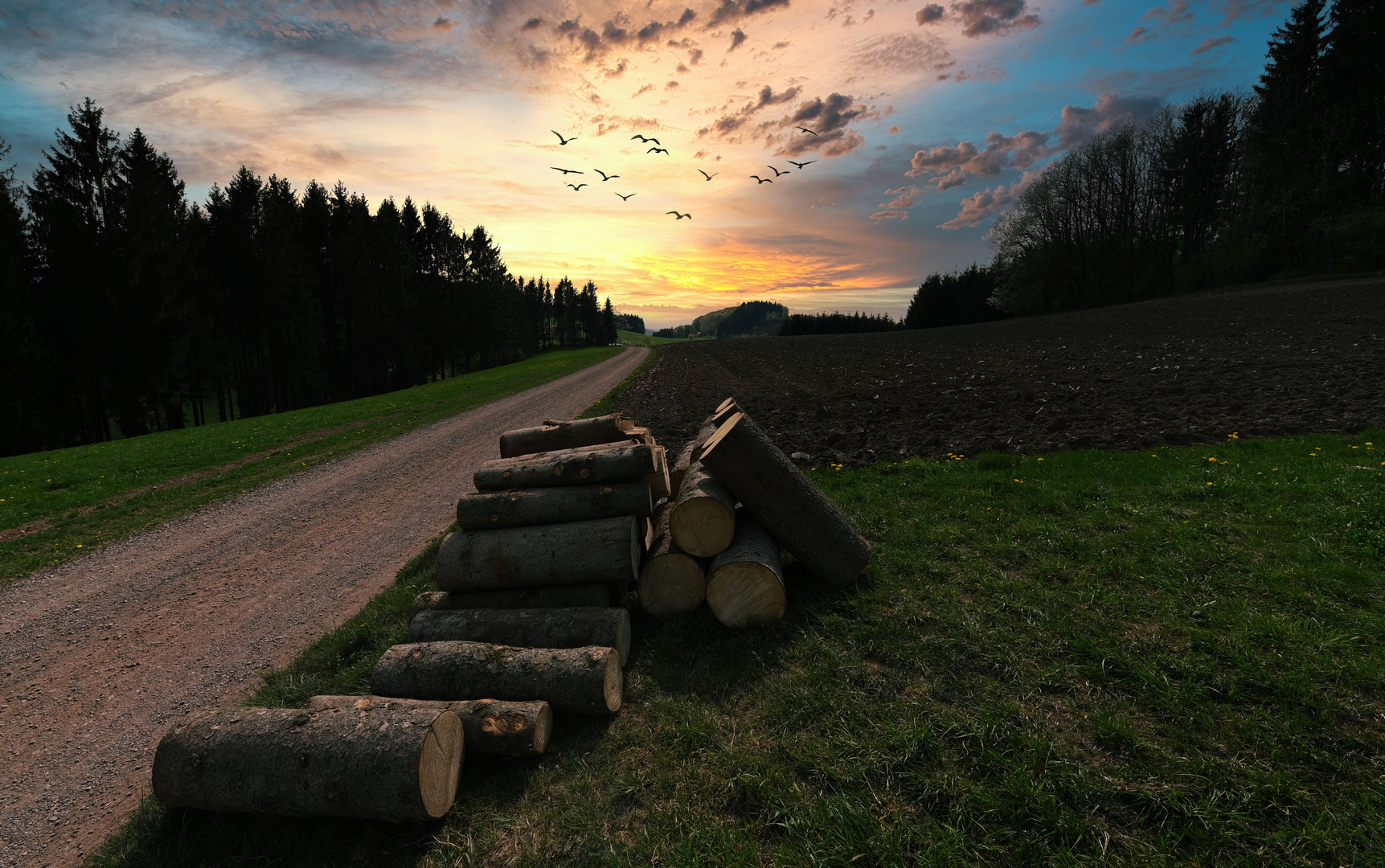 "Abends im black forest"