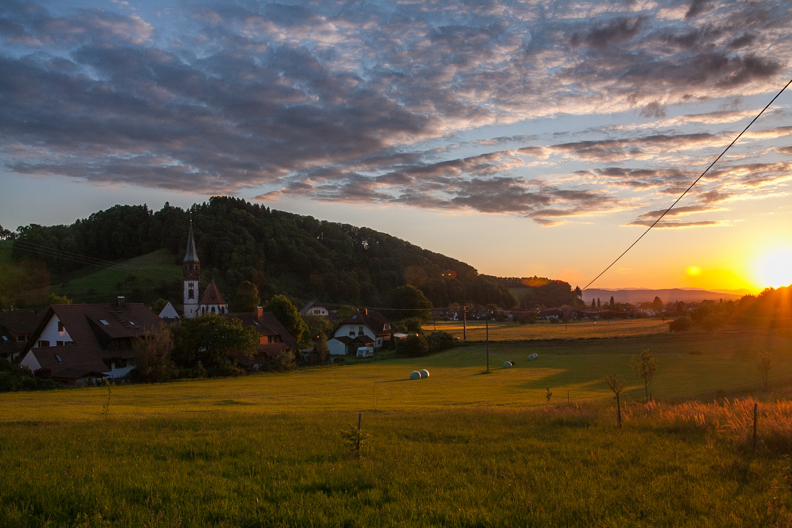 Abends im Breisgau