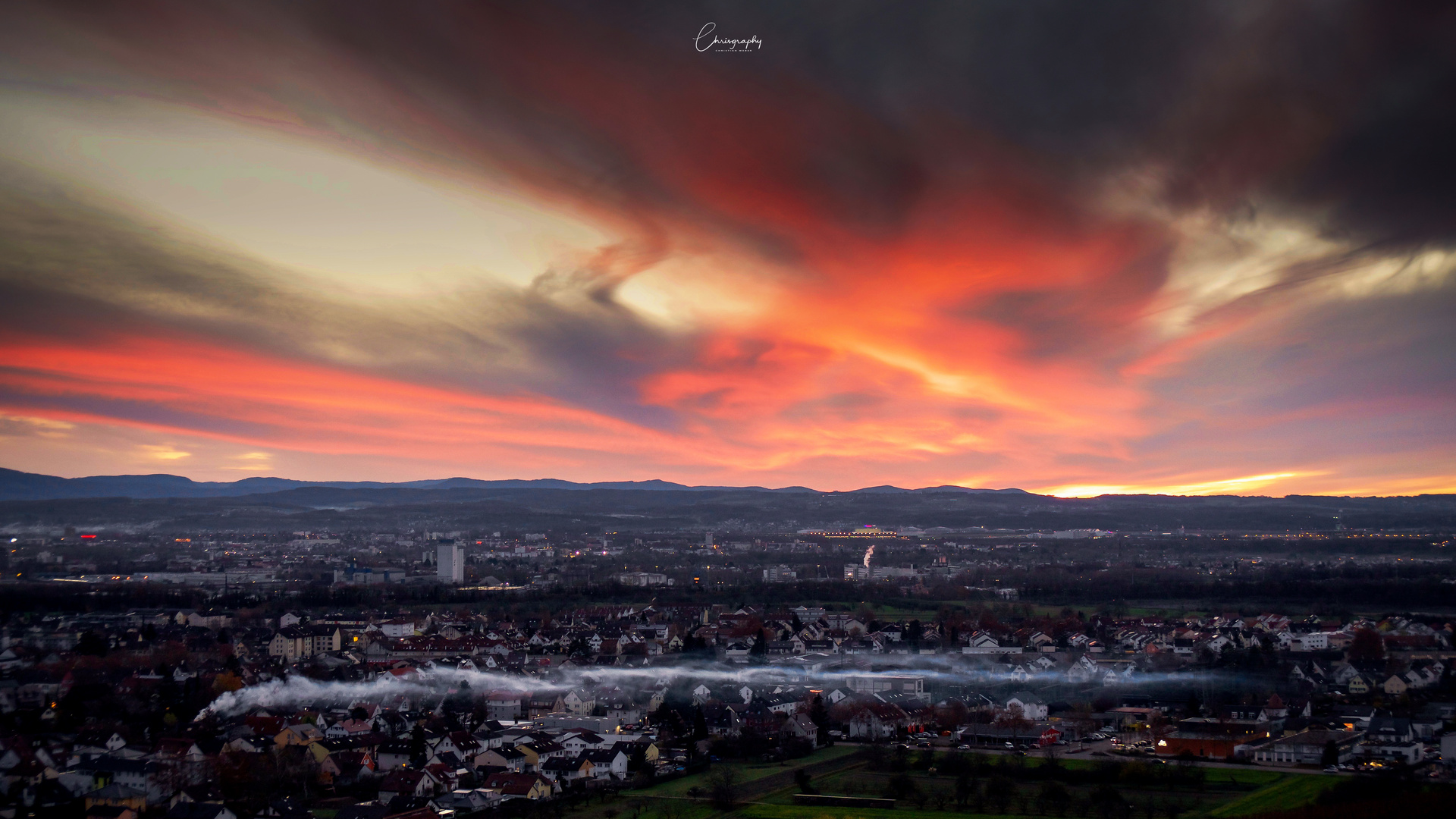 Abends im Dreiländereck 