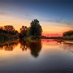 Abends im Fluß...