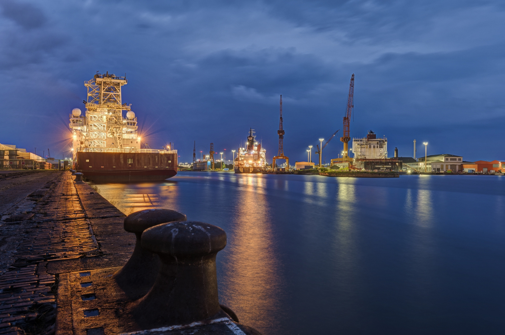 Abends im Hafen