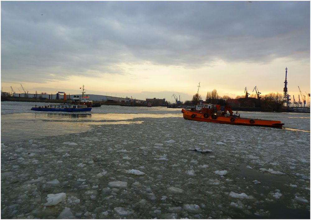 abends im hafen °