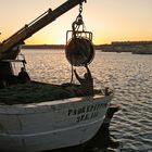 Abends im Hafen - di sera al porto (Sciacca)