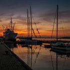 Abends im Hafen nach einem schönen Tag 