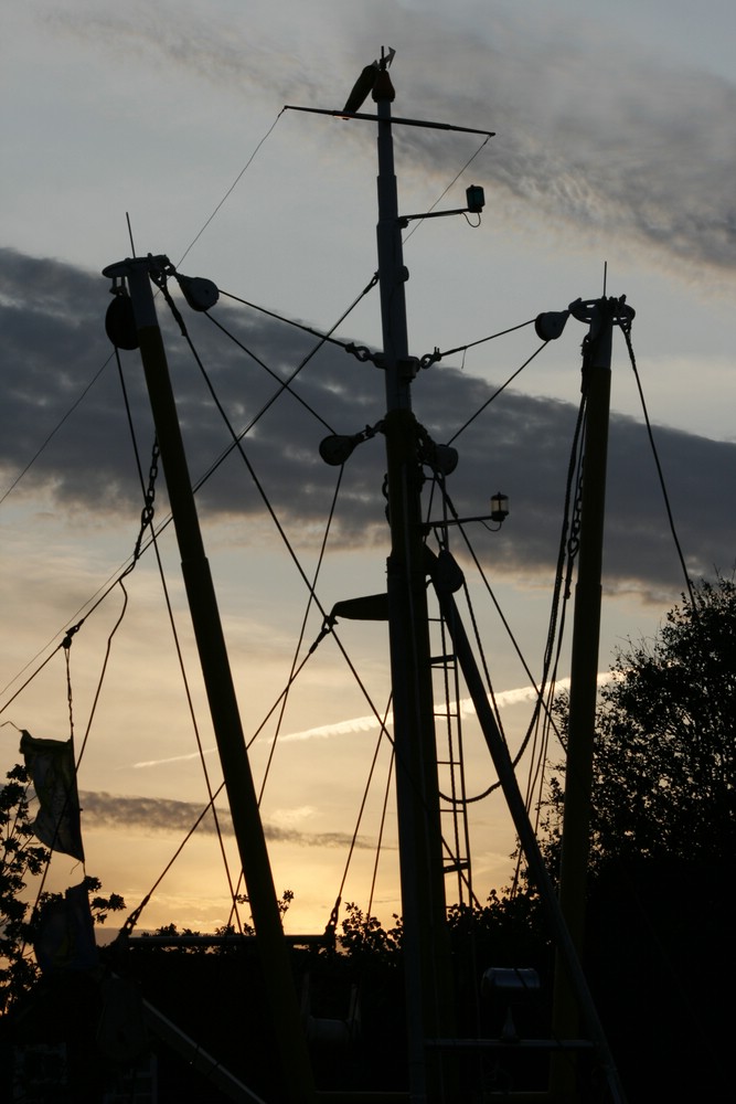 Abends im Hafen Neuharlingersiel