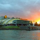 Abends im Hamburger Hafen