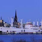 Abends im Hamburger Hafen