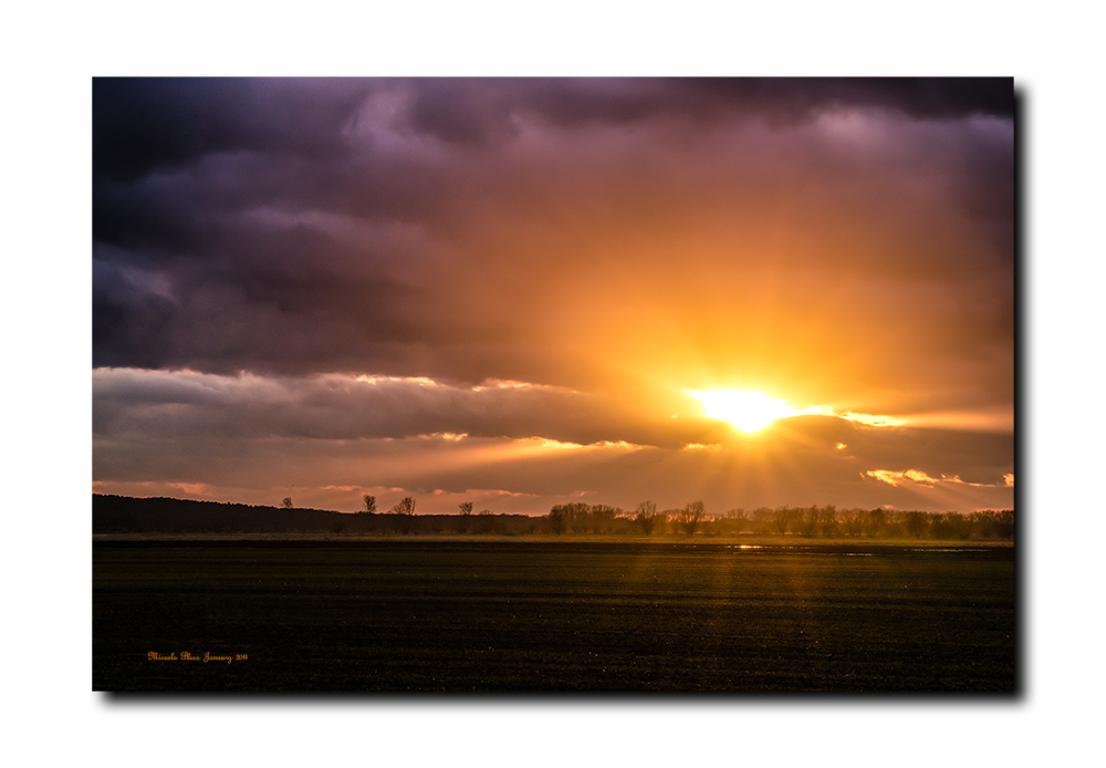 Abends im Havelland