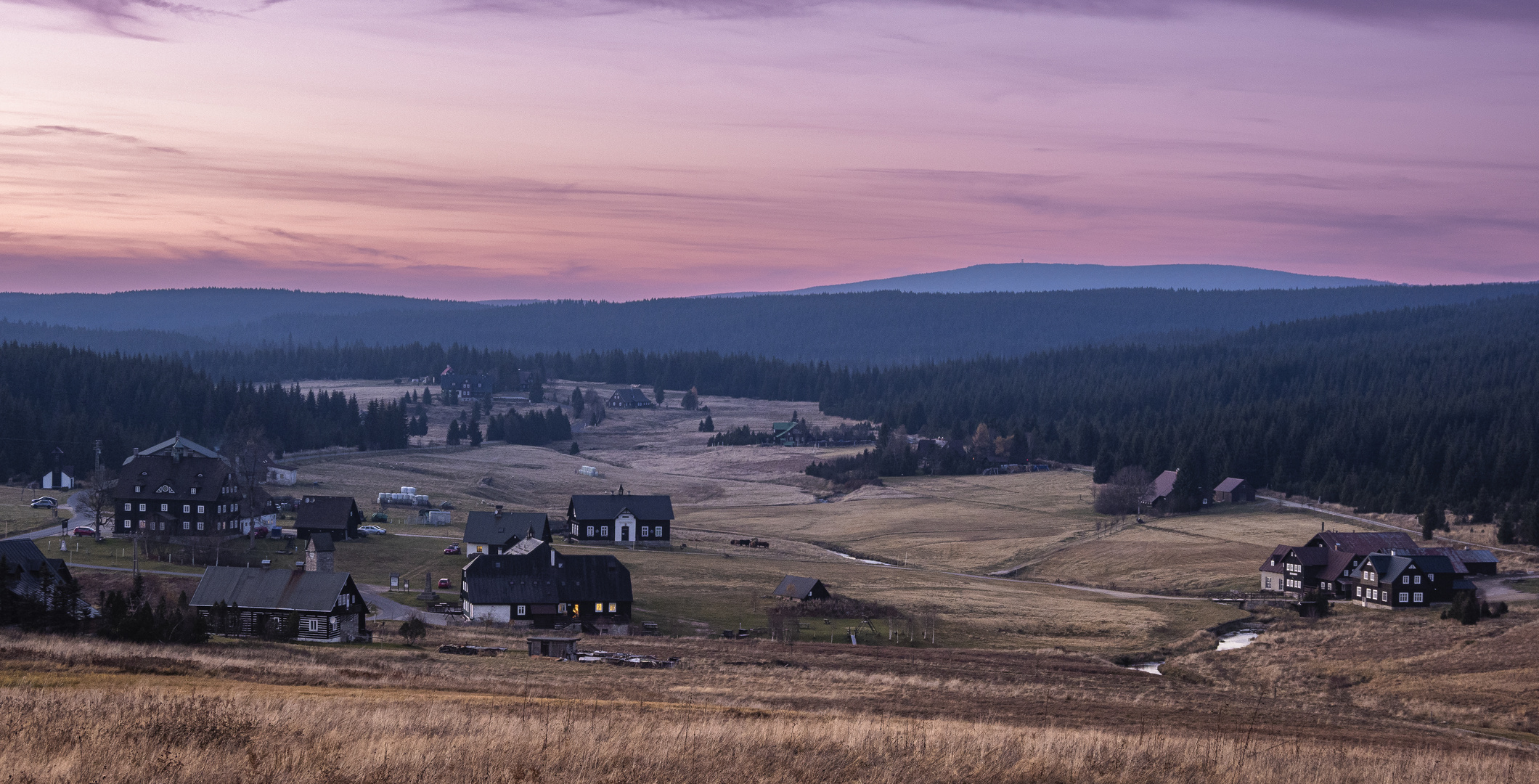 Abends im Isergebirge