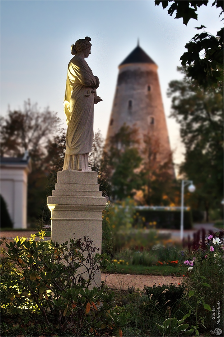 Abends im Kurpark ...