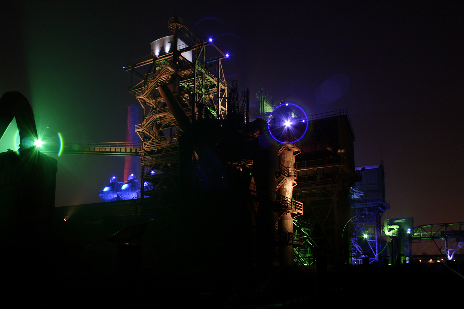 Abends im Landschaftspark Duisburg-Nord