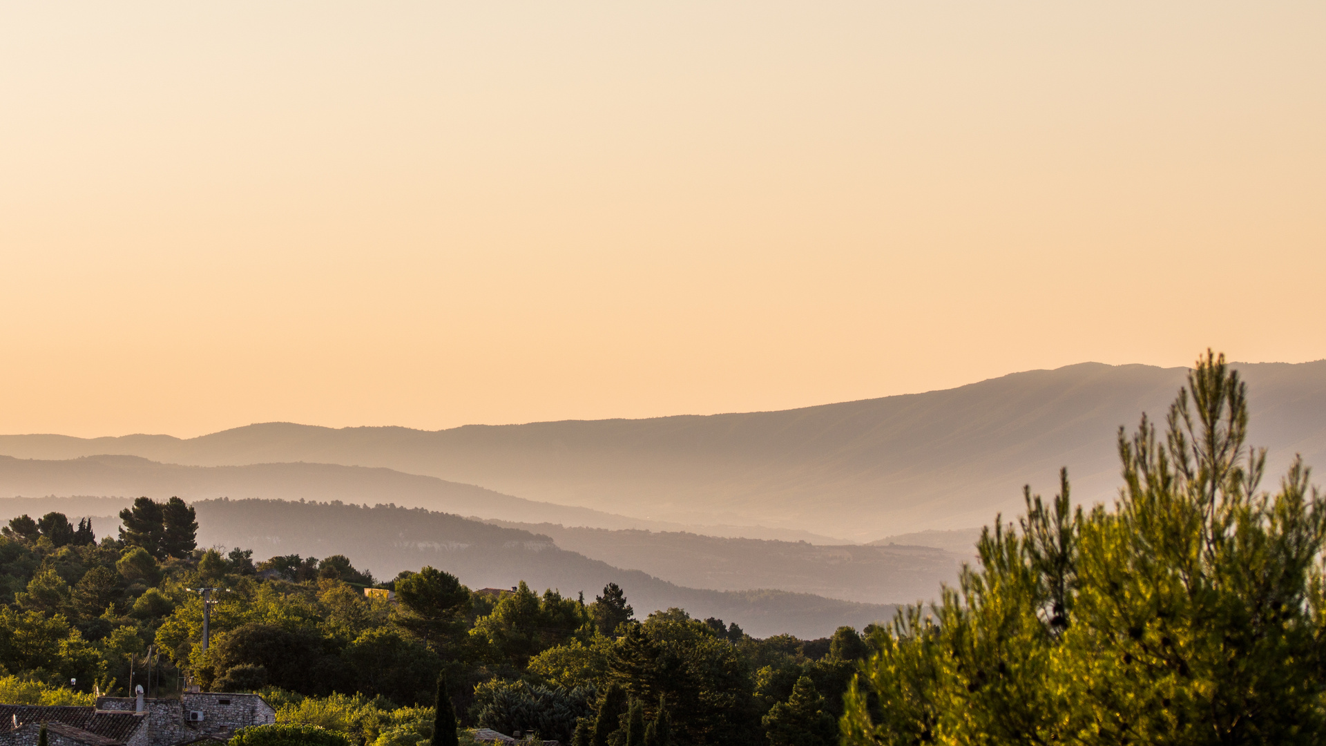 abends im Lubéron