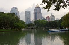 Abends im Lumphini Park