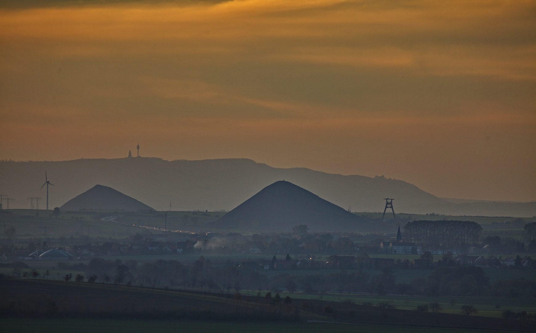 Abends im Mansfelder Land