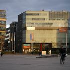 Abends im Mediapark in Köln 