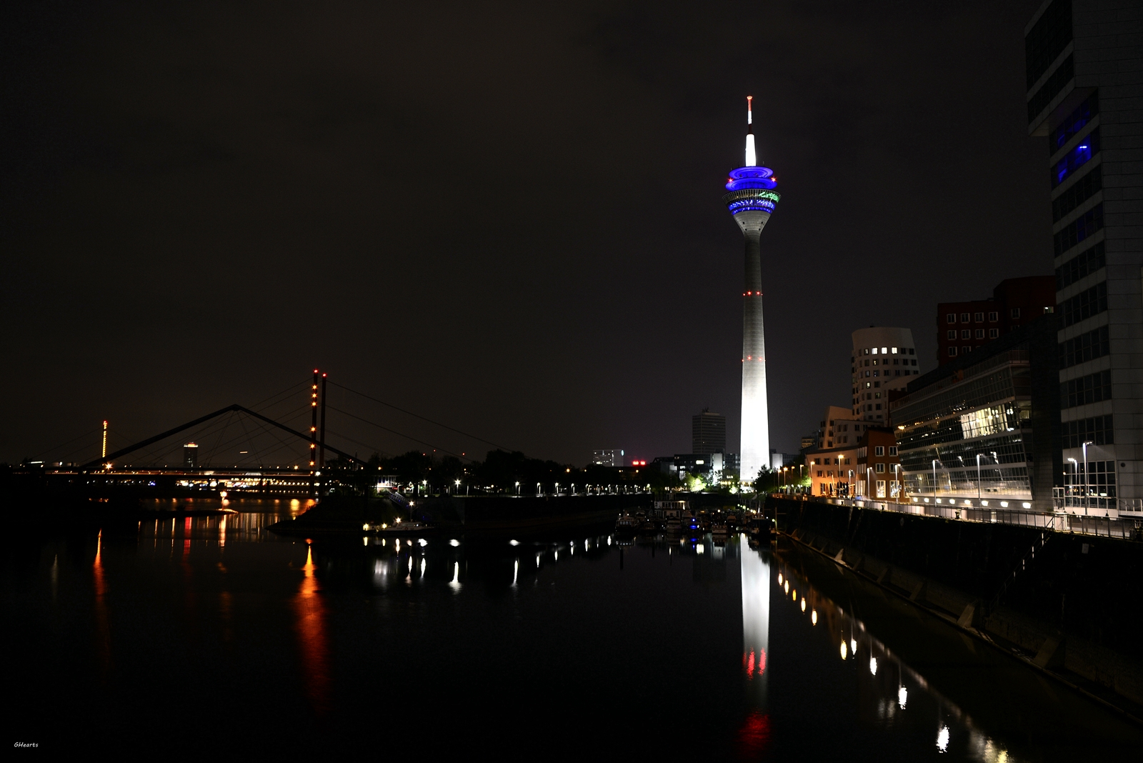 Abends im Medienhafen III