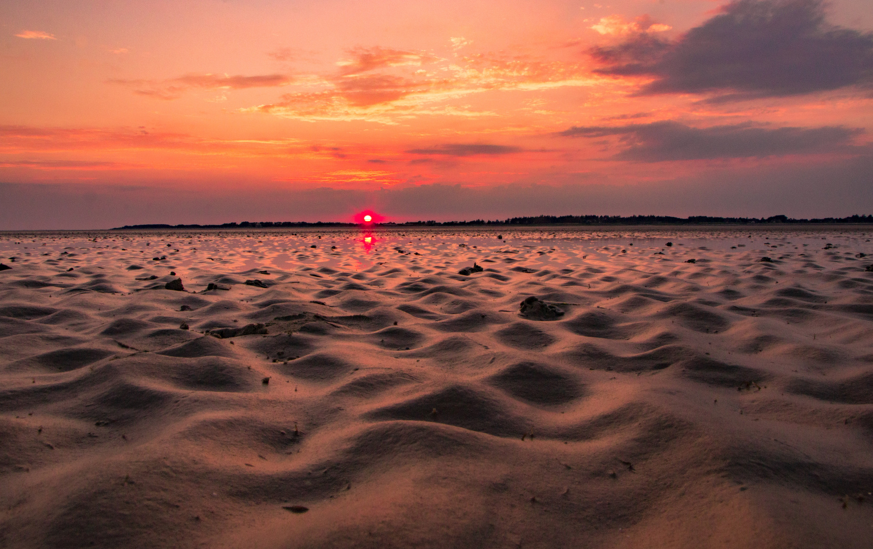 Abends im Meer 