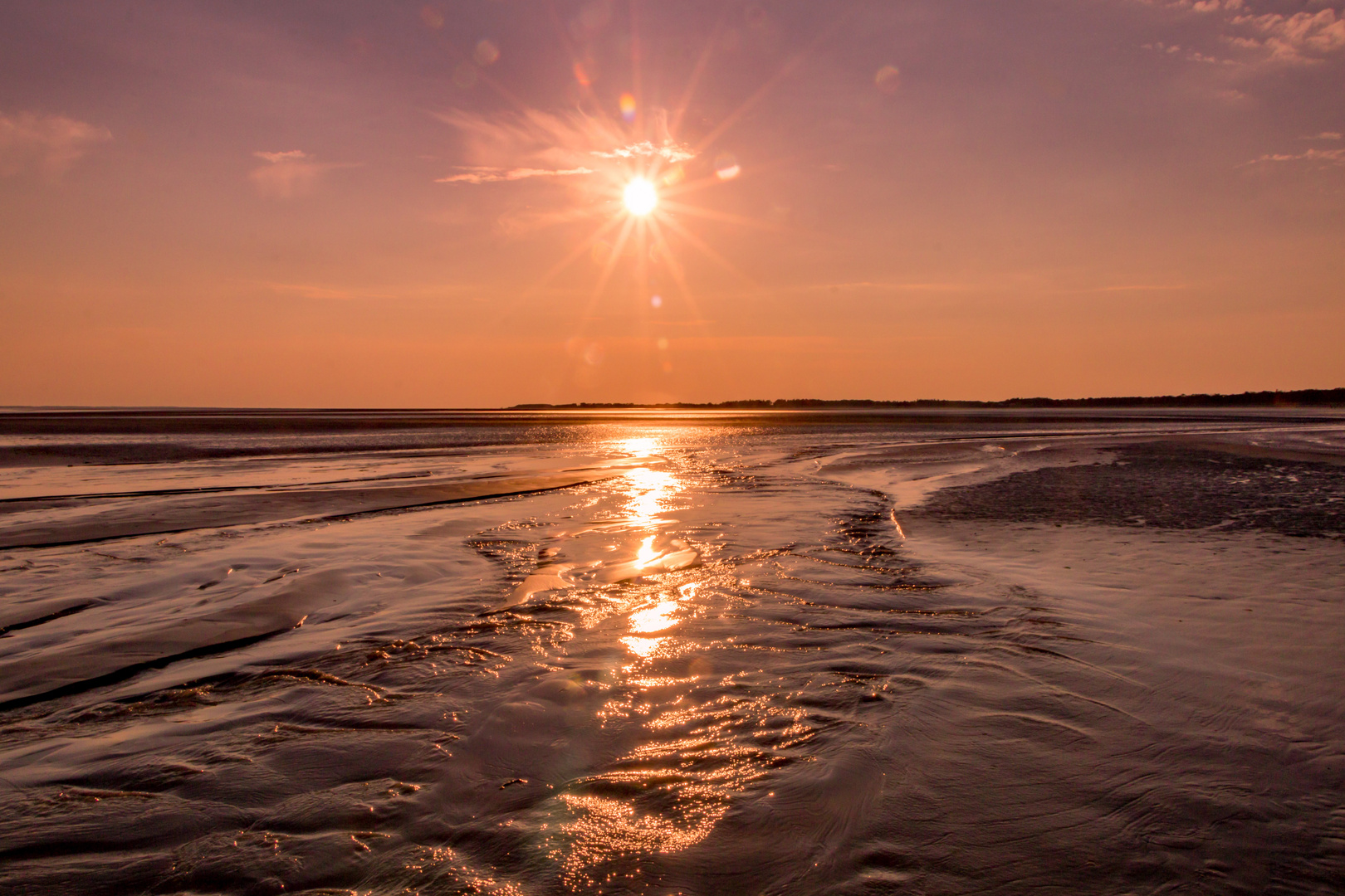 Abends im Meer 