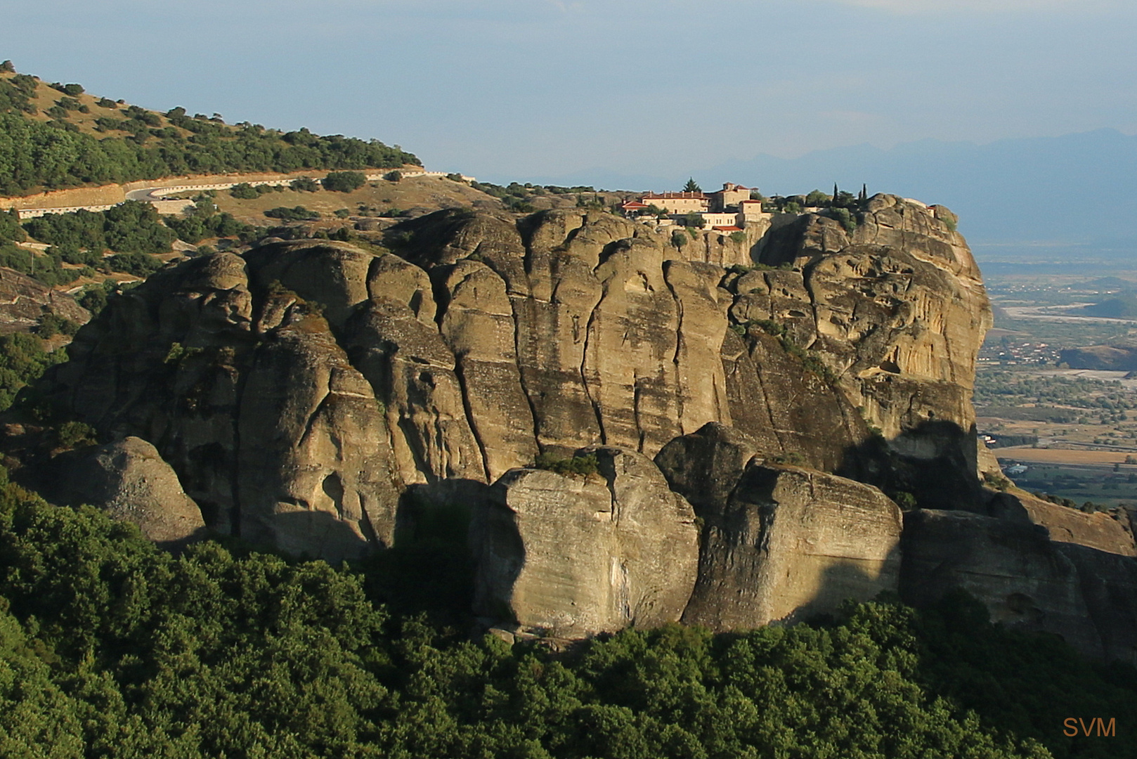 Abends im Meteora- Gebiet